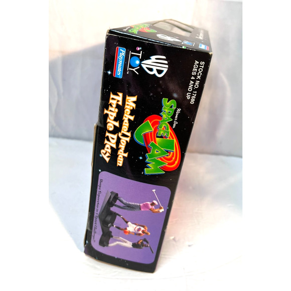 1996 Playmates - Michael Jordan Triple Play Space Jam Figure Set - NIB/Sealed - Picture 4 of 6